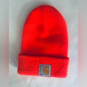 Carhartt Infant Toddler Knit Beanie Winter Hat Watch Cap Imperial Orange